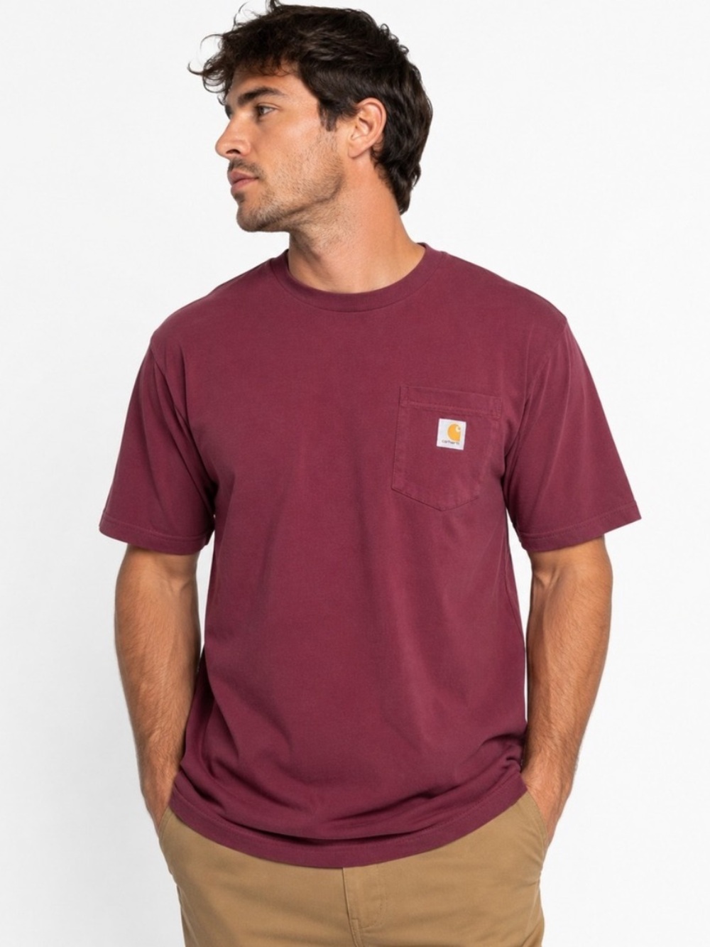 Carhartt Original Fit One Pocket T-Shirt K87-PRT Maroon Men’s 3XL